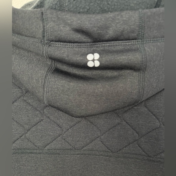 Sweaty Betty Charcoal Fleece Pullover - Picture 5 of 5